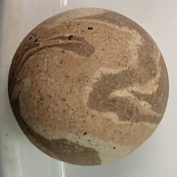 Vintage 1” 25.5mm Large Swirled Clay Marble - Picture 8 of 13